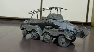 タミヤ 1/35 sdkfz232(8) RC arduino & dualshock4