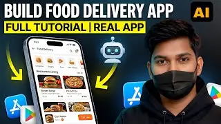 I Built a Food Delivery App with AI 🍔😳 | Real Mobile App