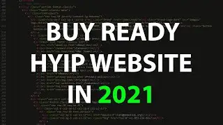 Buy ready hyip investment website in 2021 | Buy Hyip Script