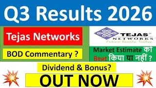 Tejas Networks q3 results 2026 | Tejas Networks results today | Tejas Networks Share News today