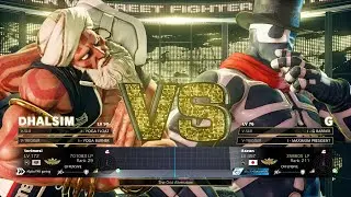 SFV Champion Edition 🔥 torimesi (Dhalsim) Vs itazan (G) 🔥 Online Match's 12-06-2022