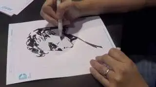 Tony Daniel drawing Green Lantern