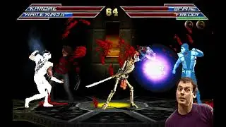 Khrome\White Ninja vs Spinal\Freddy Krueger [MORTAL KOMBAT ALPHA]