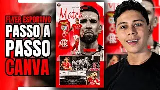 COMO criar um Flyer de futebol do zero usando o CANVA no Celular [PASSO A PASSO]