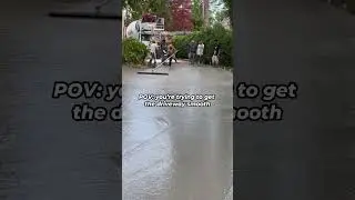 He Was Really Trying His Best...😂 #concretedriveways #driveways #drivewaytransformation #concrete