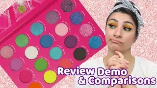 BH Cosmetics Midnight Festival Palette Review Demo & Comparisons