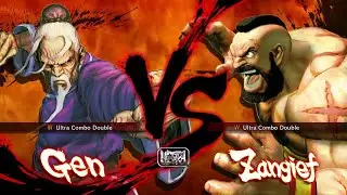 Ultra Street Fighter 4 - Gen Vs Zangief [Hardest]