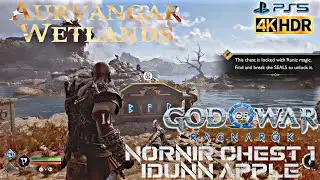 Aurvangar Wetlands Nornir Chest 1 location (IDUNN APPLE)#ragnarok #kratos#godofwarragnarok #godofwar