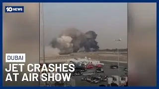 Pilot Dead After Indian Fighter Jet Crashes At Dubai Air Show | 10 News