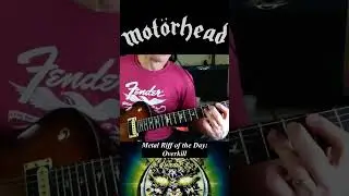 OVERKILL - MOTORHEAD (Fast Eddie Clarke) Metal Riff of the Day. #shorts