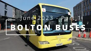 Buses in Bolton - June 23, Part 1 - Go North West, Vision, Transdev, Stagecoach, Diamond, Arriva