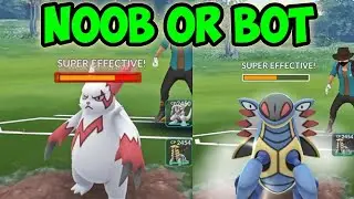 Is my opponent noob or a bot - Pok&eacute;mon go #shorts