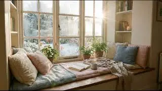 A quiet winter morning by the window | cottagecore ambience