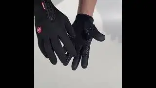 USTOREEX Waterproof Warm Winter Gloves Touch Screen With Fleece 2023