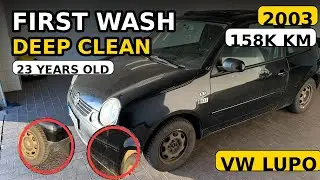 2003 VW LUPO (158K KM) | FIRST WASH ASMR — DEEP CLEAN #PROJECT WÖLFCHEN