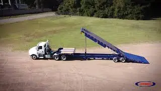 MaxTilt Trailer: The Ultimate HydraTail Solution for Heavy Equipment! | Patented Ledwell Trailer