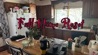 FALL HOME RESET || KITCHEN CLEAN