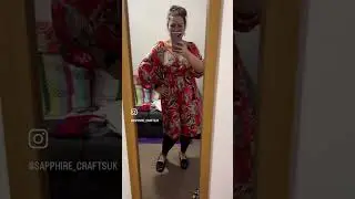 My first reel!! I love making the McCalls M7969 dress pattern, and very pleased with this fabric.