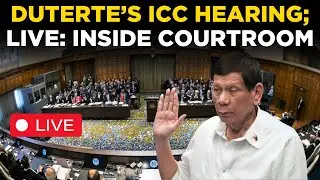 Duterte ICC Hearing LIVE | Duterte&rsquo;s First Trial In Drug War Case | Duterte ICC Trial LIVE | Hague