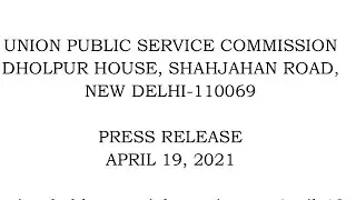 Interview Postponed!!!- Official Press Release - Will 2021 Prelims get Postponed? UPSC Civil Service