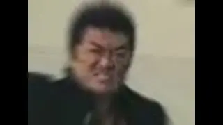 Giving Kuze a back massage