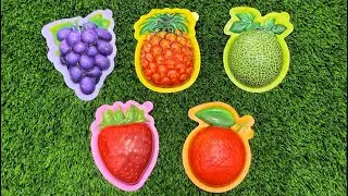 2 Minutes Satisfying Video | Mixing Funny Candy ASMR & Make Up in 5 Fruits with Magic Candys