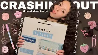 unboxing a washi tape rack and crashing out