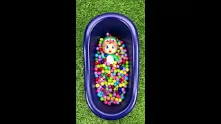 Slicing Slime in a Vibrant Bathtub | ASMR Sensory Escape
