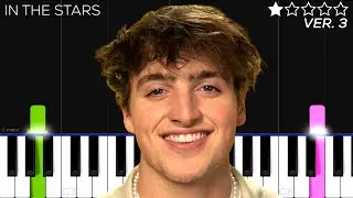 Benson Boone - In The Stars | EASY Piano Tutorial