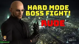 FF7 Remake Boss Fight (Hard Mode): Rude