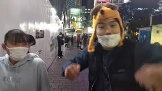 ストレス発散企画　渋谷の女子大生美女の脇をこちょこちょしてみたら