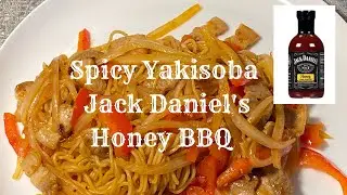 Yakisoba collections : Spicy Yakisoba Jack Daniel's Honey BBQ Sauce 【♬ SHISHAMO】