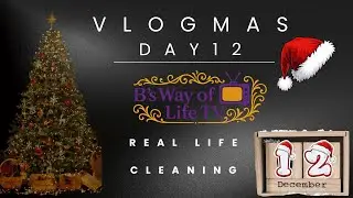 REAL LIFE CLEANING (Bathroom) | VLOGMAS DAY 12 📱