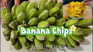 How to make Banana Chips Recipe at Home🍌Delicious and Easy #snacks  #highlights  #cooking  #recipe 