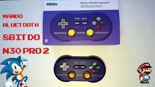 8Bitdo N30 Pro 2, Mando Bluetooth, Mando  perfecto para Raspberry pi