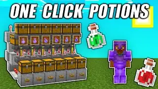 Minecraft - How to Build an Easy and Fully Automatic Potion Brewer Machine