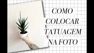 COMO COLOCAR TATUAGEM NA FOTO COM O PICSART // EDIÇÃO DE FOTOS TUMBLR - VEDA #07