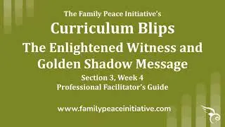 Section 3, Week 4: The Enlightened Witness & Golden Shadow Message
