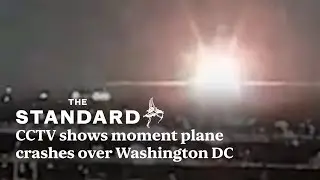 Washington DC plane crash: Shocking moment American Airlines jet collides with US Army helicopter
