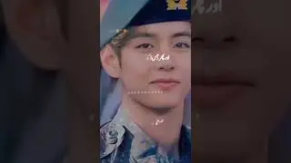 💔😭kim taehyung going on miletry💜🧑&zwj;✈️😭 #shots #youtubeshorts #duet #viral #sug #viralvideo