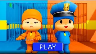 Roblox POCOYO PRISONER VS POLICE PRISON RUN! (Obby)