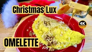 Изысканный рождественский омлет, который вы никогда раньше не видели🎄🍳 #GourmetCooking #FoodShort...