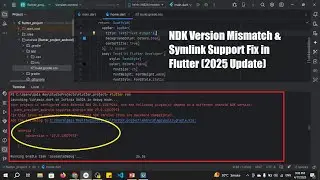 Fix &ldquo;Symlink Support&rdquo; & Android NDK Version Error in Flutter | Plugin Build Error Solution 2025