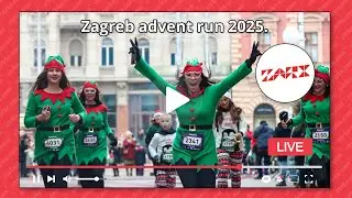 LIVE stream utrke -  Zagreb advent run 2025.