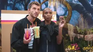 Dunkin' 'Wicked: For Good' Commercial (2025) Featuring Cynthia Erivo And Jonathan Bailey