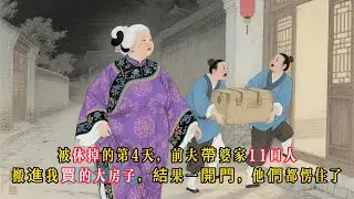 被休掉的第4天，不要臉的前夫帶婆家11口人，搬進我買的大宅子，結果一開門，他們全都愣住了。民間故事、反轉、逆襲、夫妻關係、婆媳關係#民間故事 #反轉 #逆襲 #打臉 #爽文