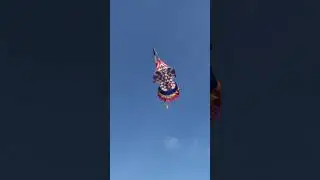 beautiful peacock kite flying in sri lanka village | bigg kites | 2023 | #kite #biggkite #srilanka