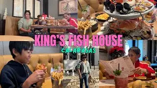 Living in Los Angeles | Seafood Tower at King's Fish House | Vlogmas Day 8 🦞 🦀 🍤