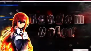 Random Color Text Effect / After Effects AMV Tutorial