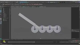 Maya Constraint - train wheel